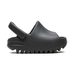 Yeezy Kids Black Slip-On Shoes